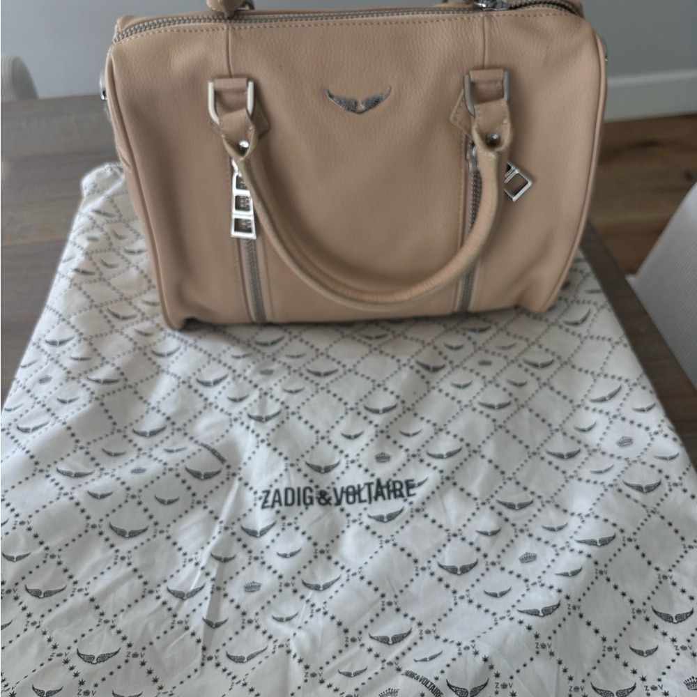 Zadig & Voltaire Beige Satchel Bag
